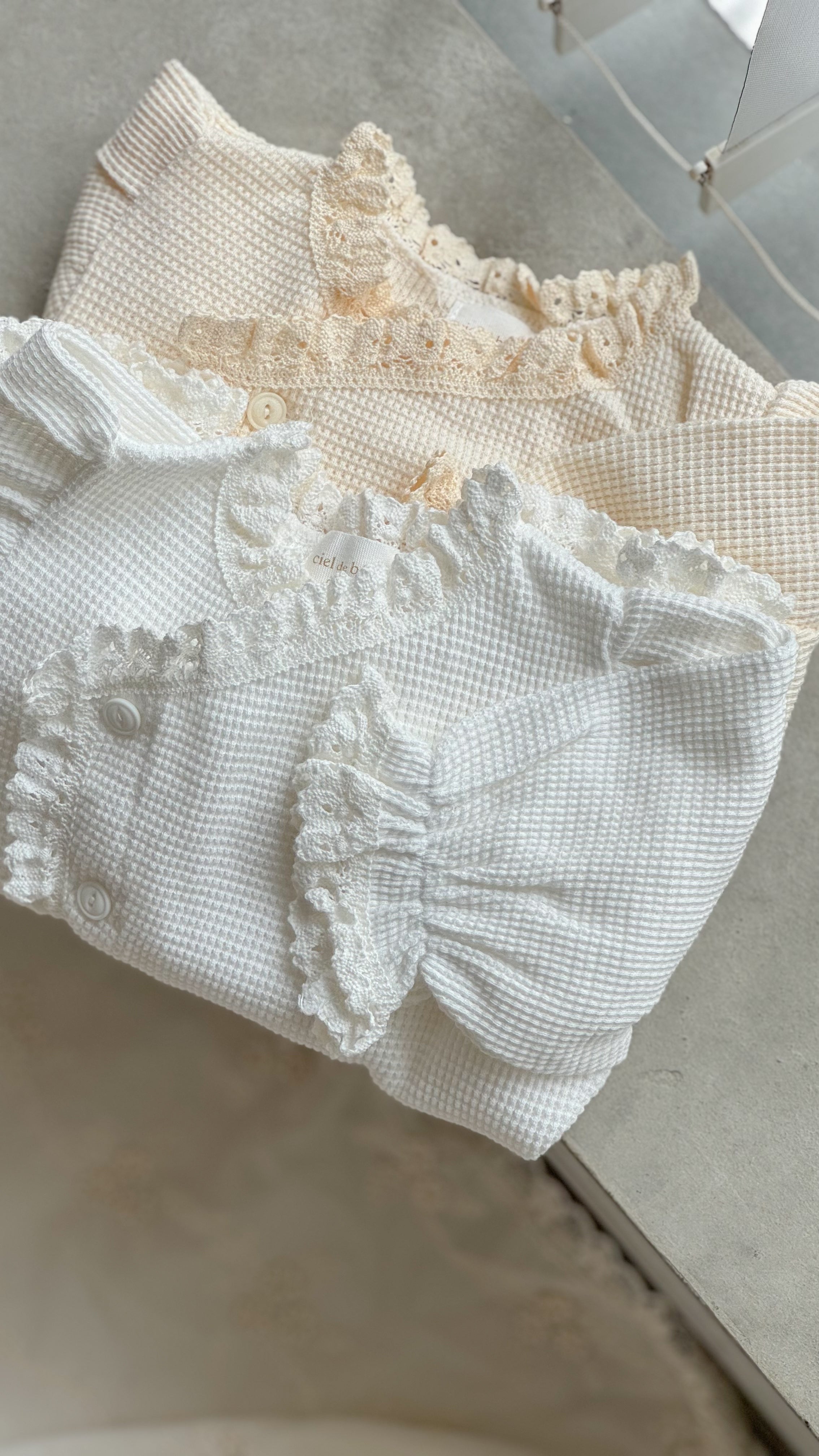 【ちょこ】ciel de bébé 退院着 ホワイト XSサイズ 退院着 – ciel de bébé