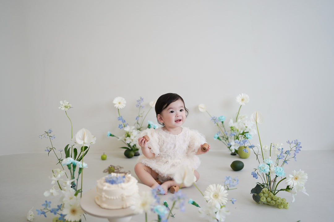 【予約】monbebe / Blanc Shasha suit