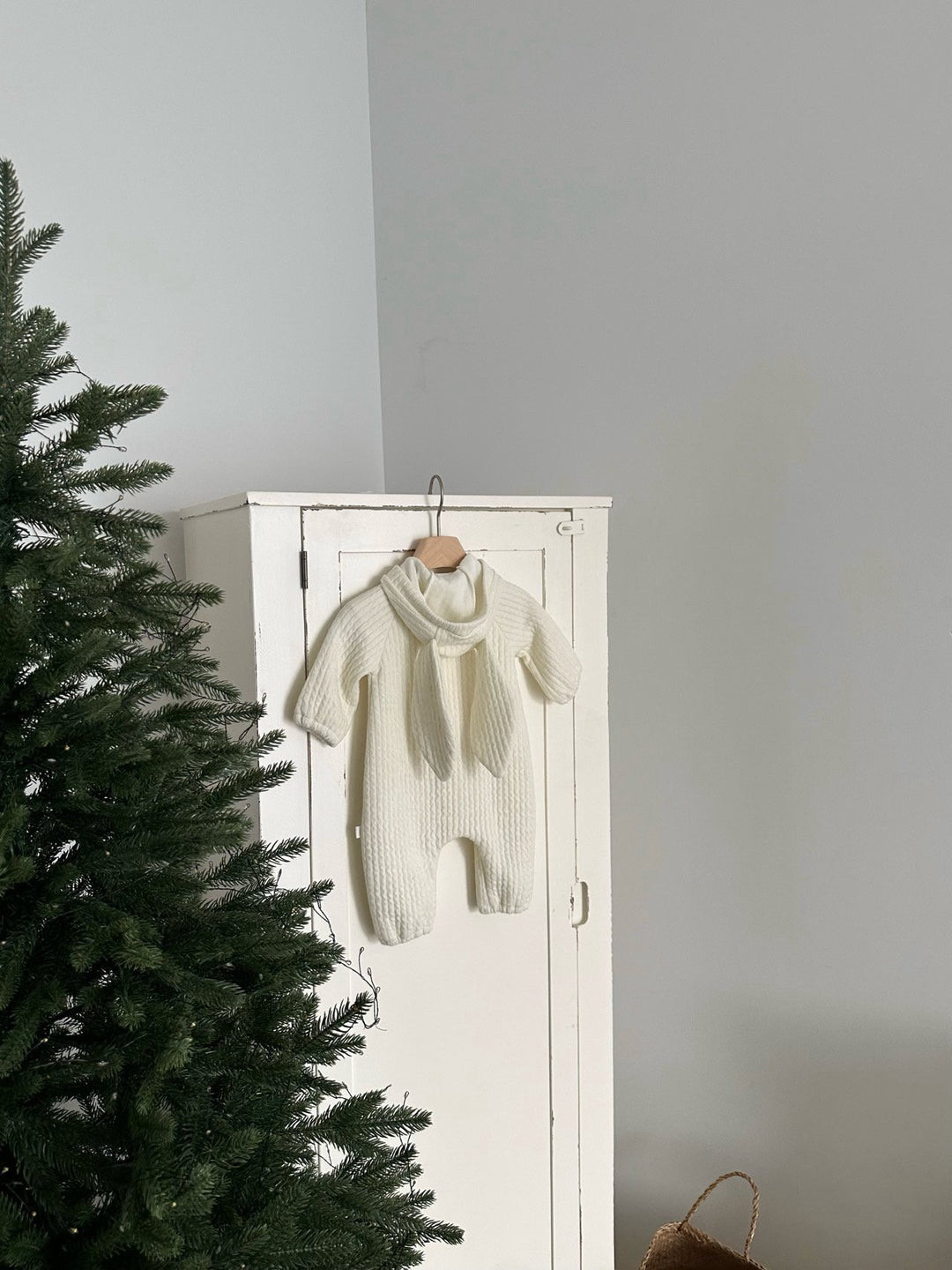 【新作:10/27以降発送】 monbebe / Bunny knit suit