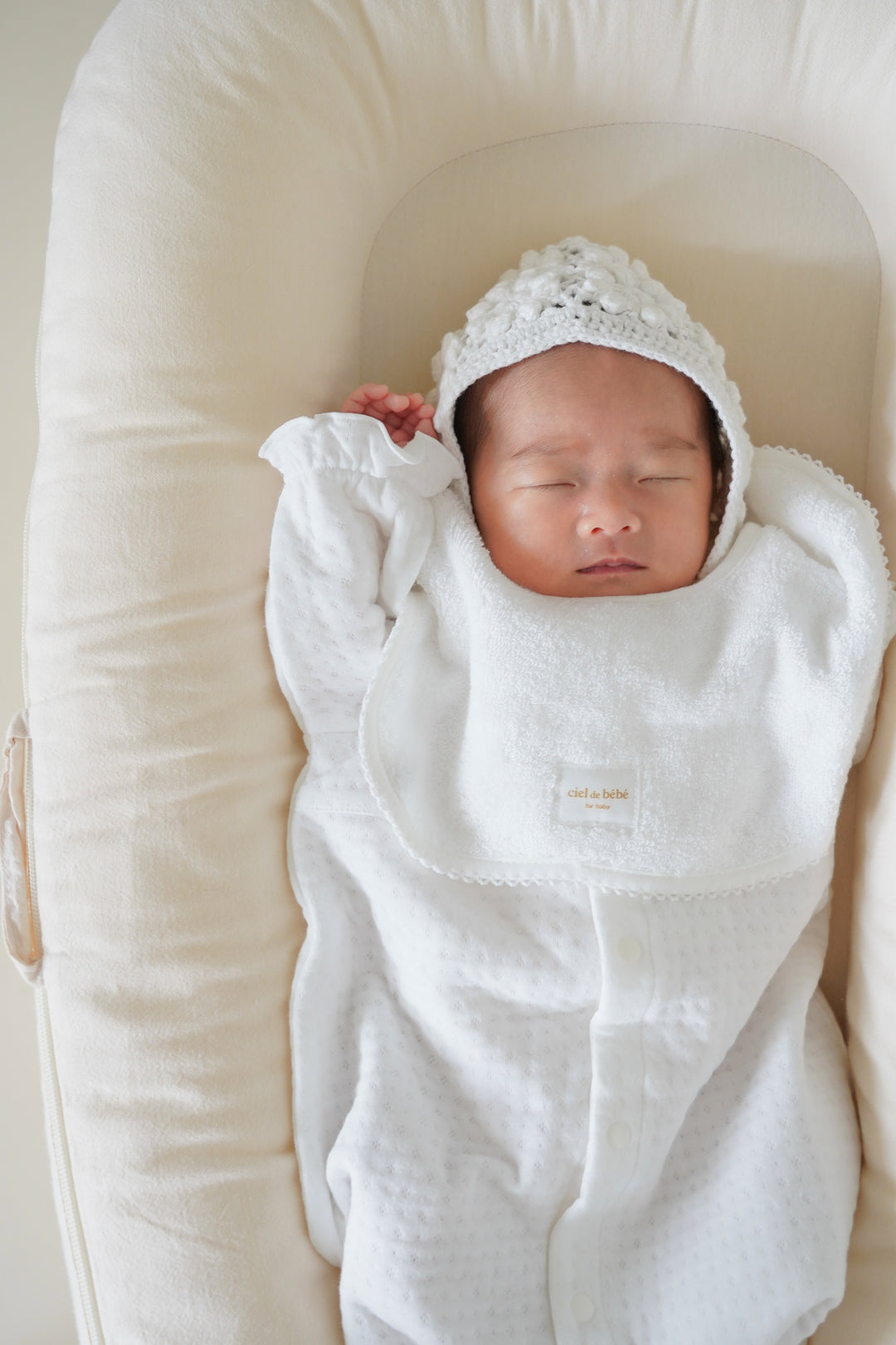 【即納】 bébé/ (長袖) Milky Organic Quilt Dressall