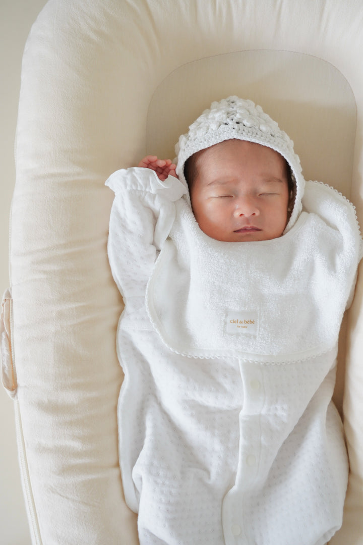 【即納】 bébé/ (長袖) Milky Organic Quilt Dressall