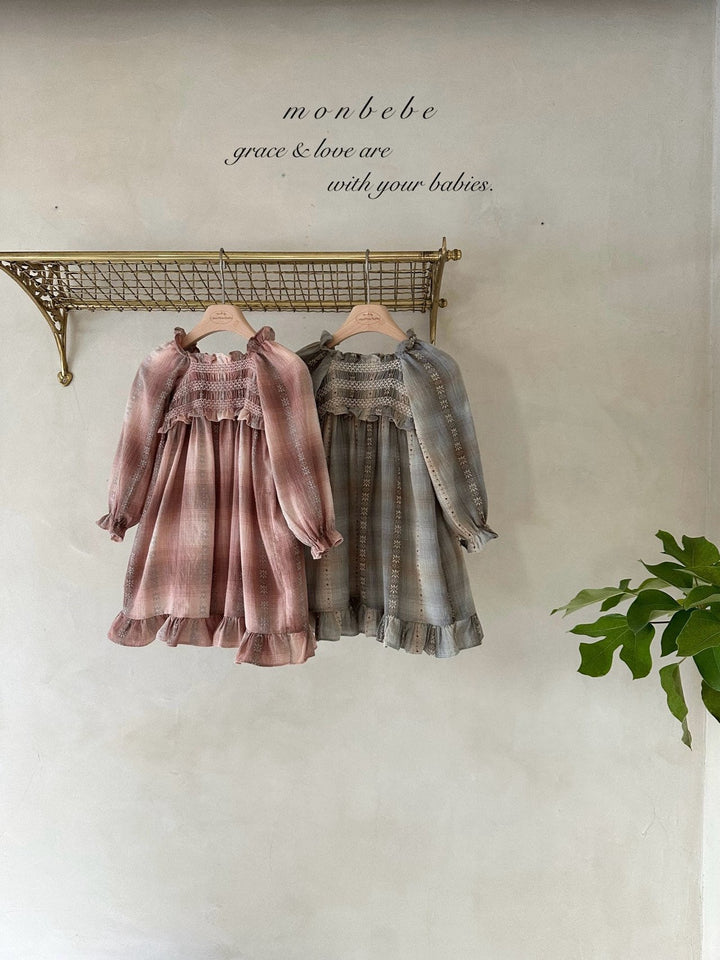 monbebe / Lara check dress
