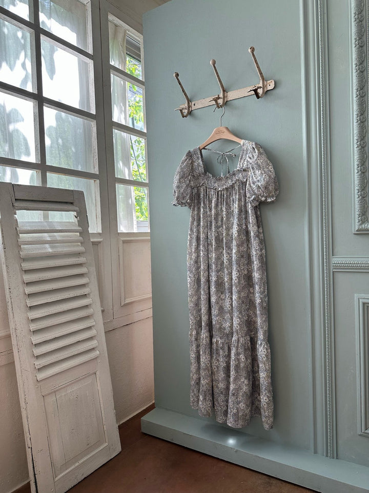 【予約】 monbebe / Hazy Flower Dress   (mom)