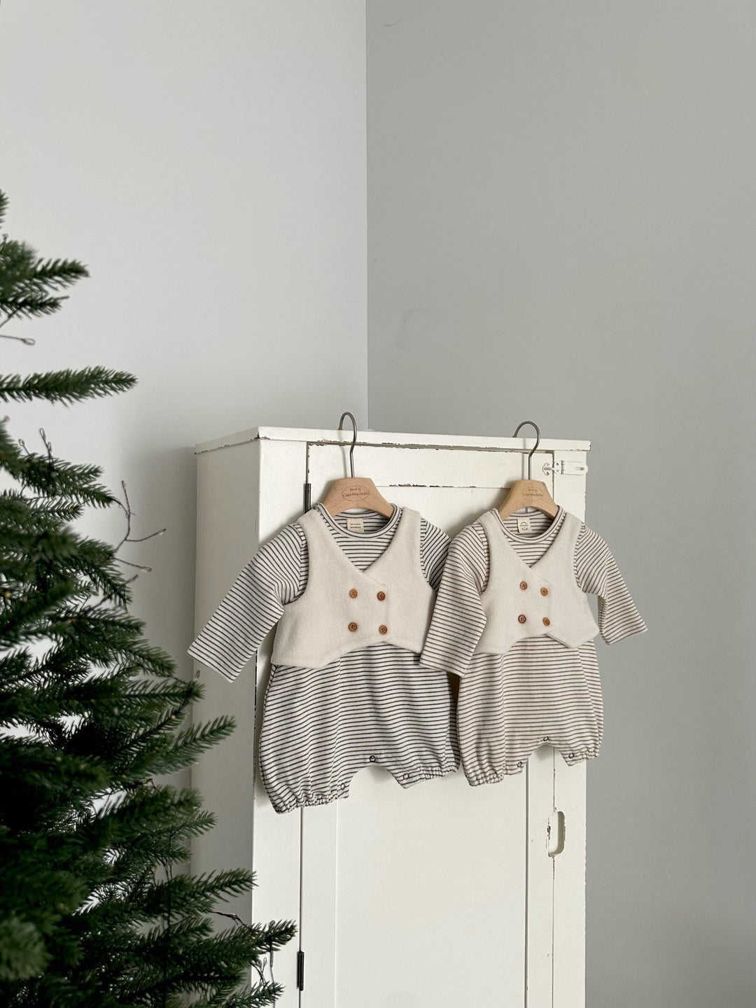 【新作:10/27以降発送】 monbebe / Vest suit