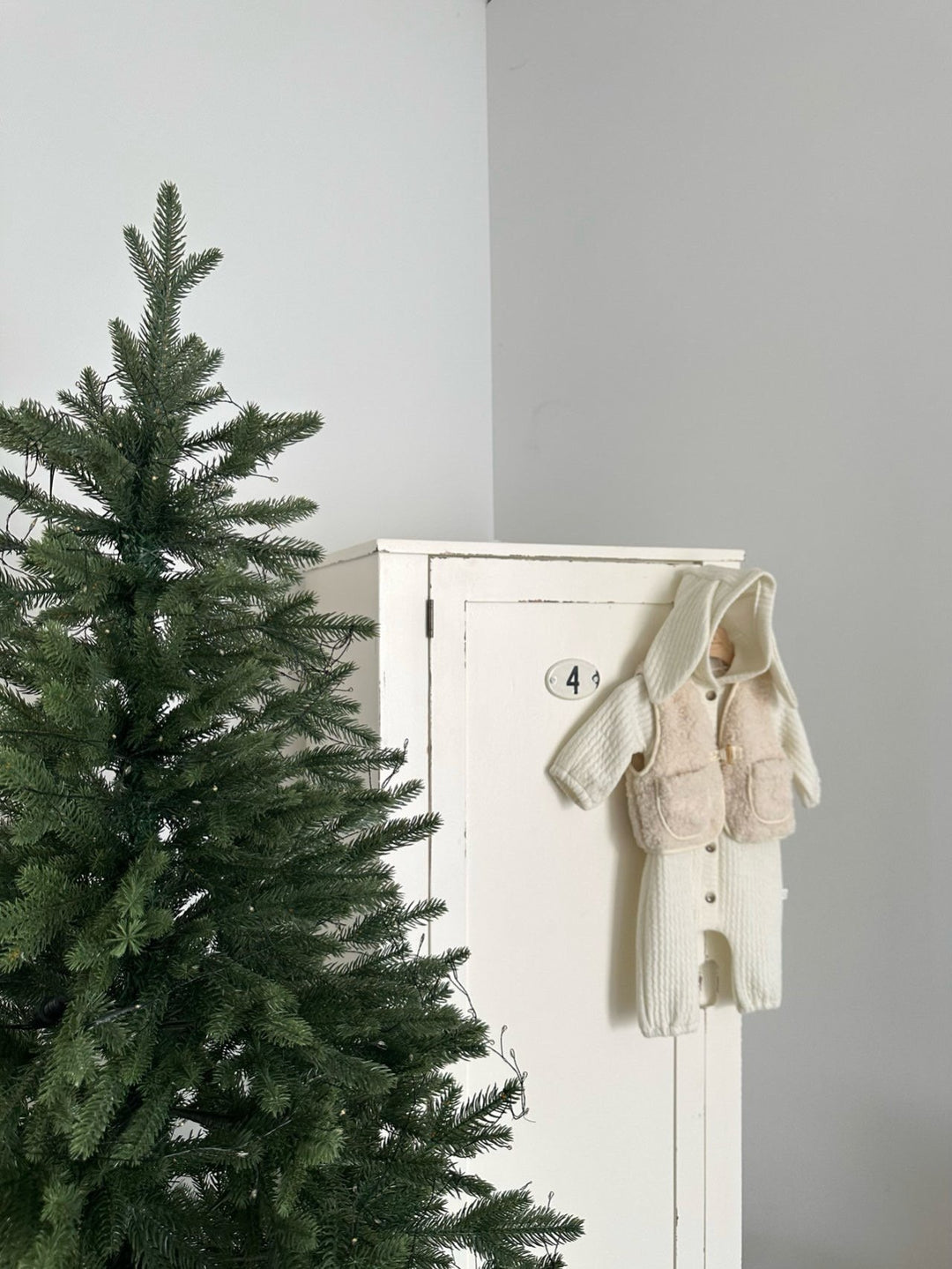 【新作:10/27以降発送】 monbebe / Bunny knit suit