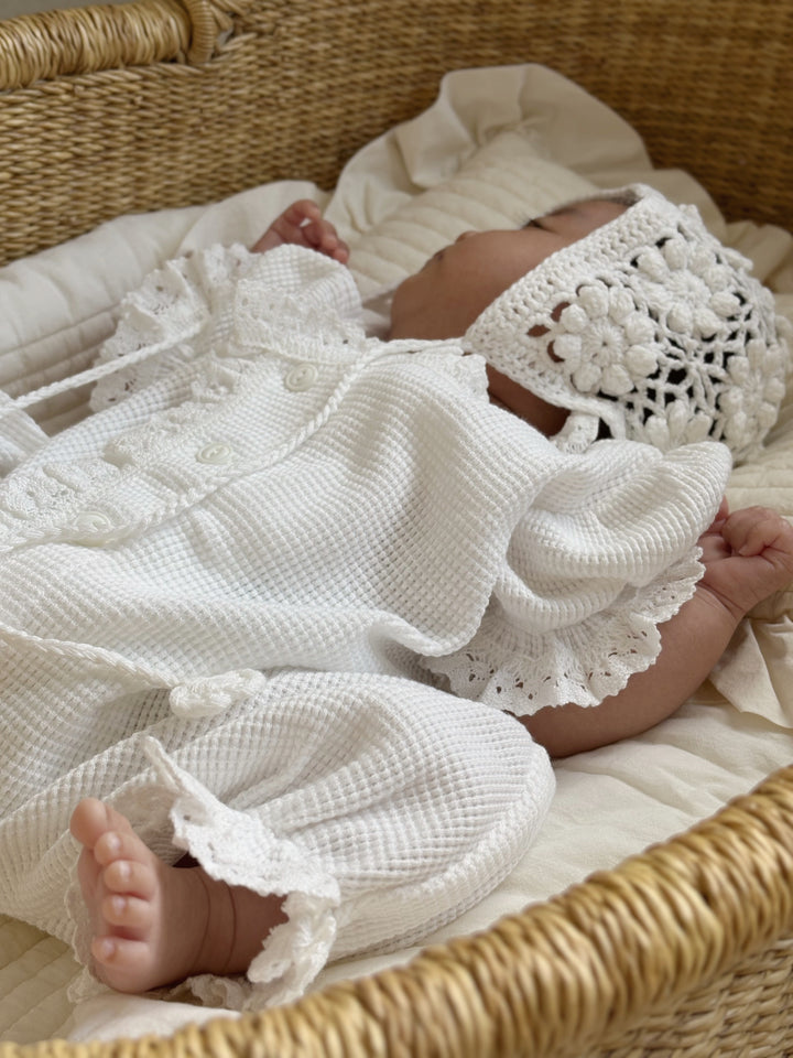 【3/6発売】bébé / (半袖) waffle glory suit