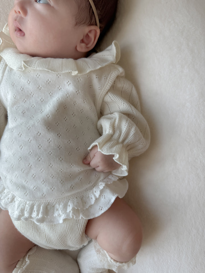 【11/17 再入荷】 monbebe / Frill Vest