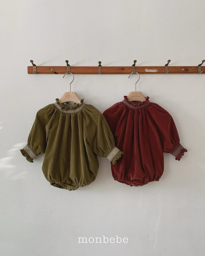 monbebe / Corduroy Smock Suit