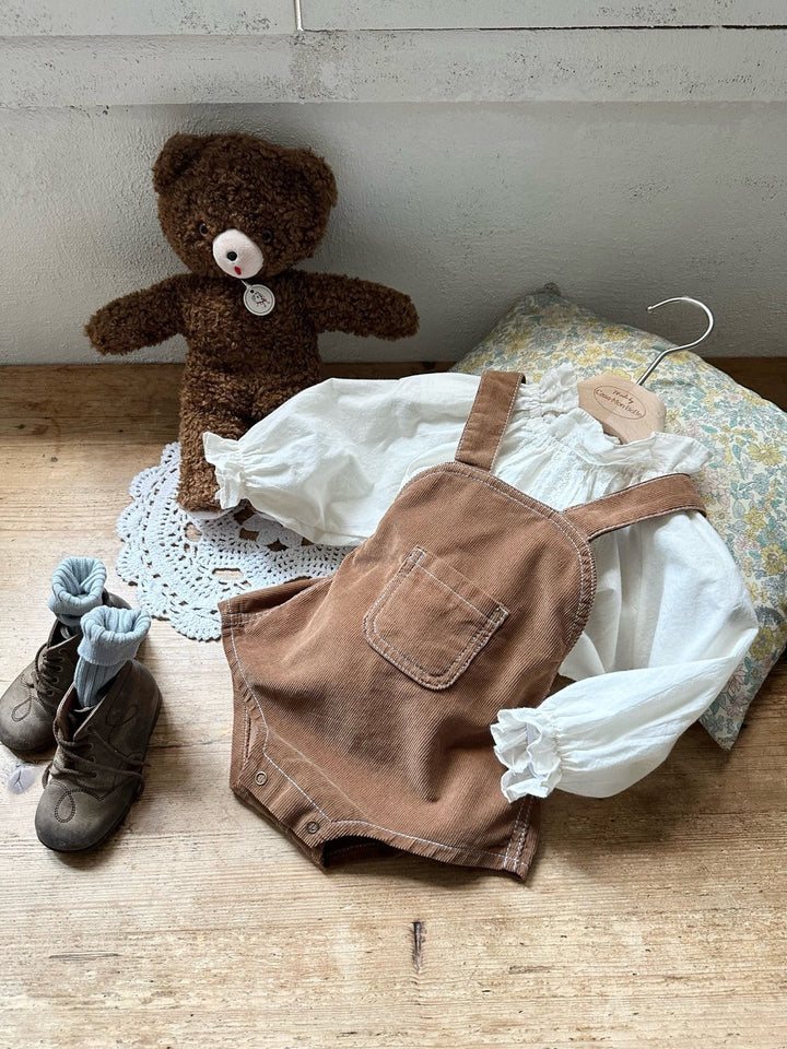 【予約】monbebe / (kids) Chloe Lace Blouse