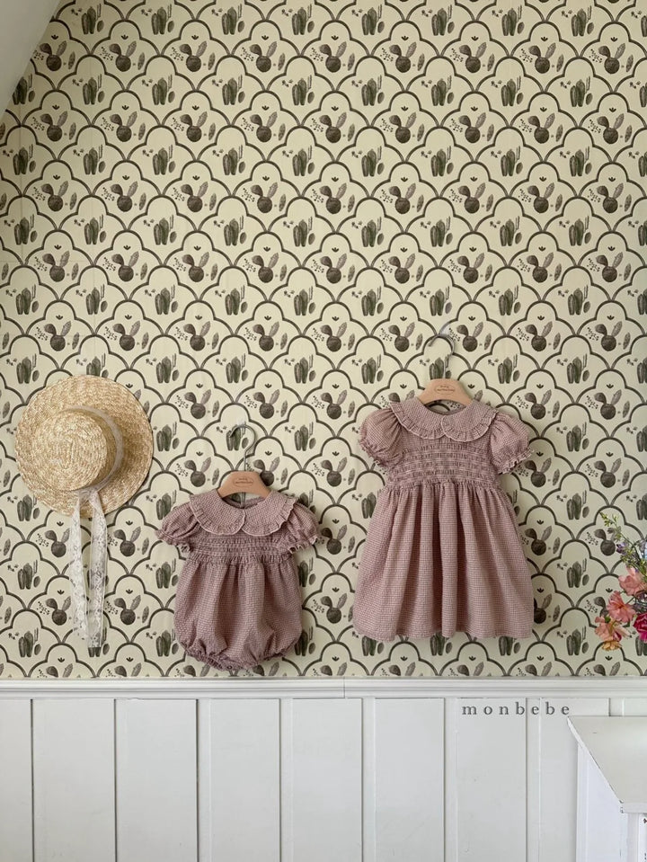 【カート追加時30%OFF】monbebe / Smocked zimmer suit