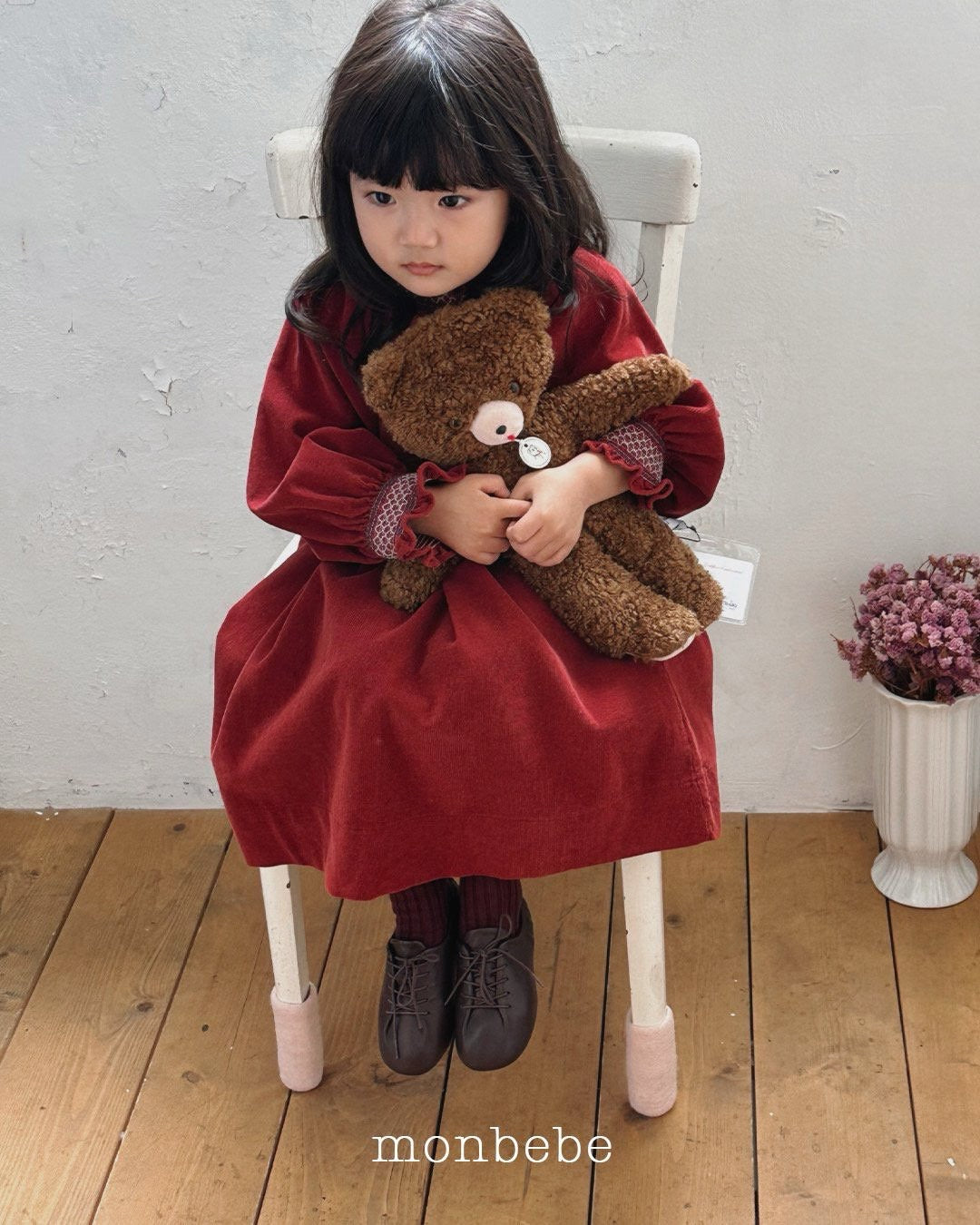 monbebe / Corduroy Smock Dress