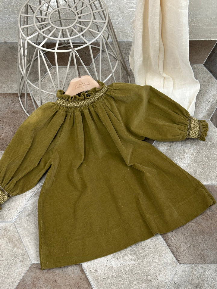 monbebe / Corduroy Smock Dress