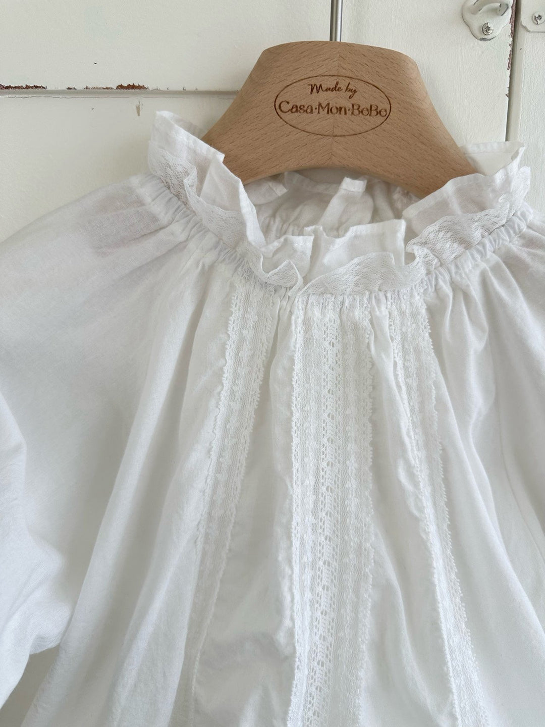 【予約】monbebe / (kids) Chloe Lace Blouse