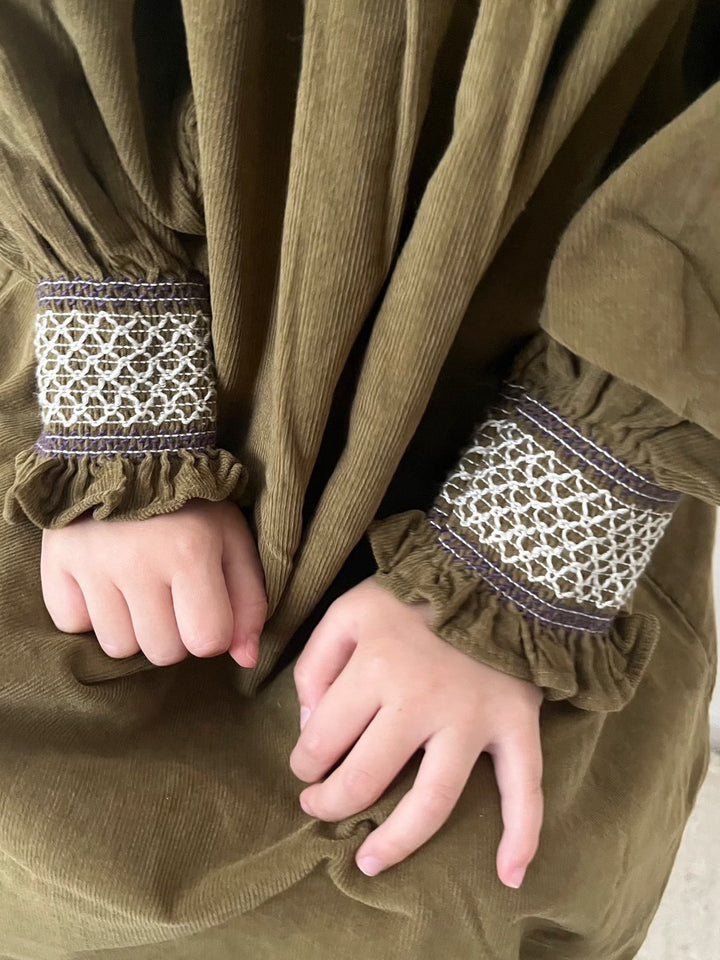 【新作:10/27以降発送】 monbebe / Charlotte smock dress