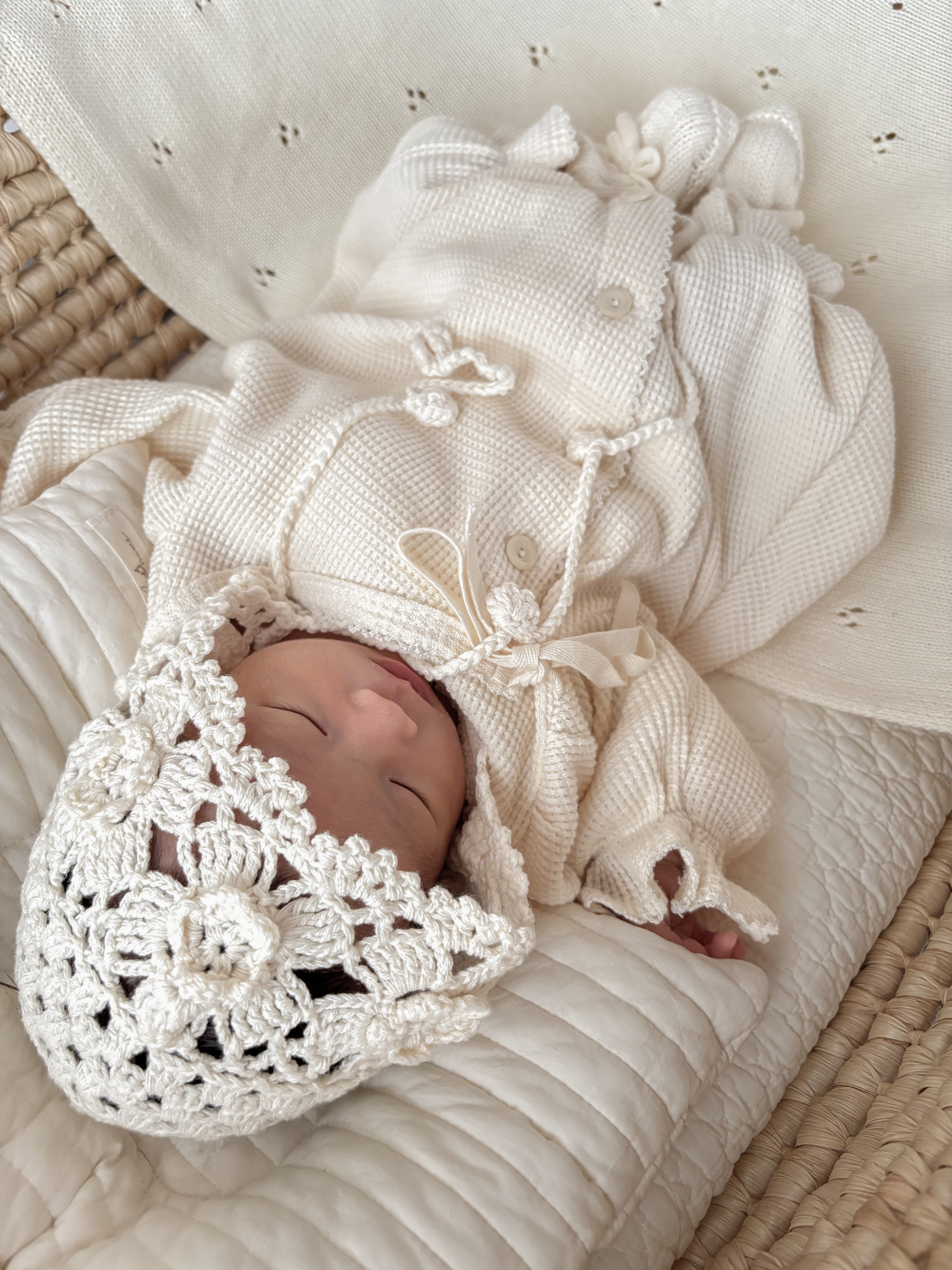 monbebe / (長袖) Waffle glory suit – ciel de bébé