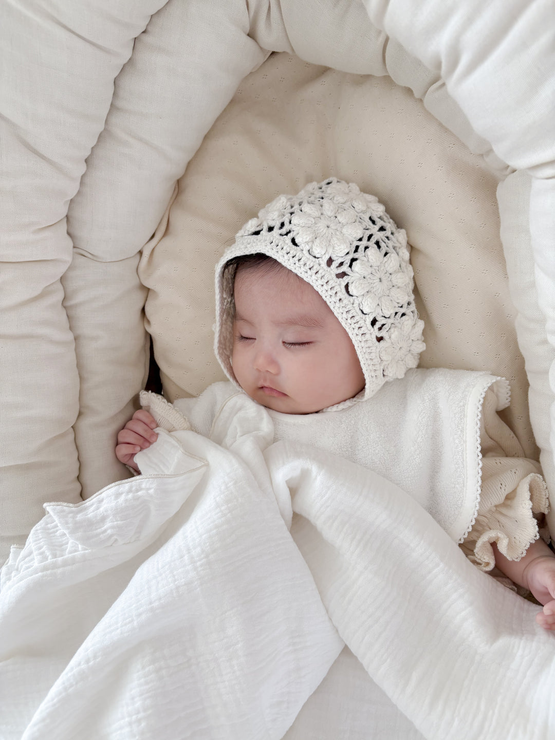 bébé / Luna Round Frill Blanket