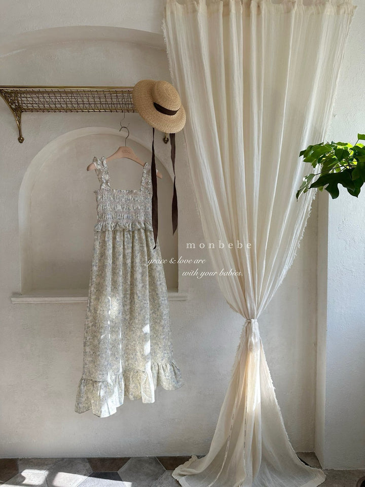 【予約】 monbebe / Smock dress (mom)