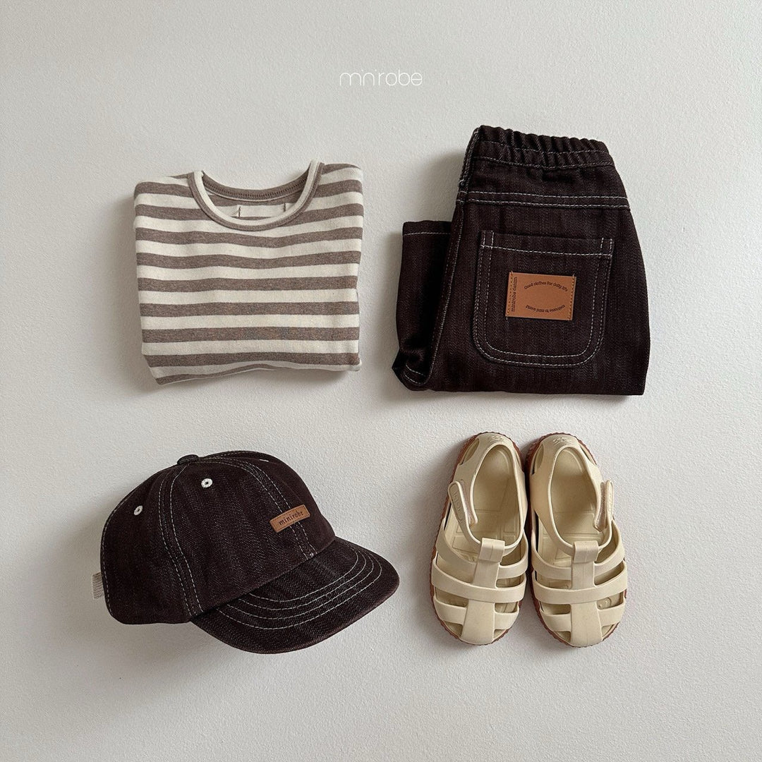 minirobe /  mango stripe round tee