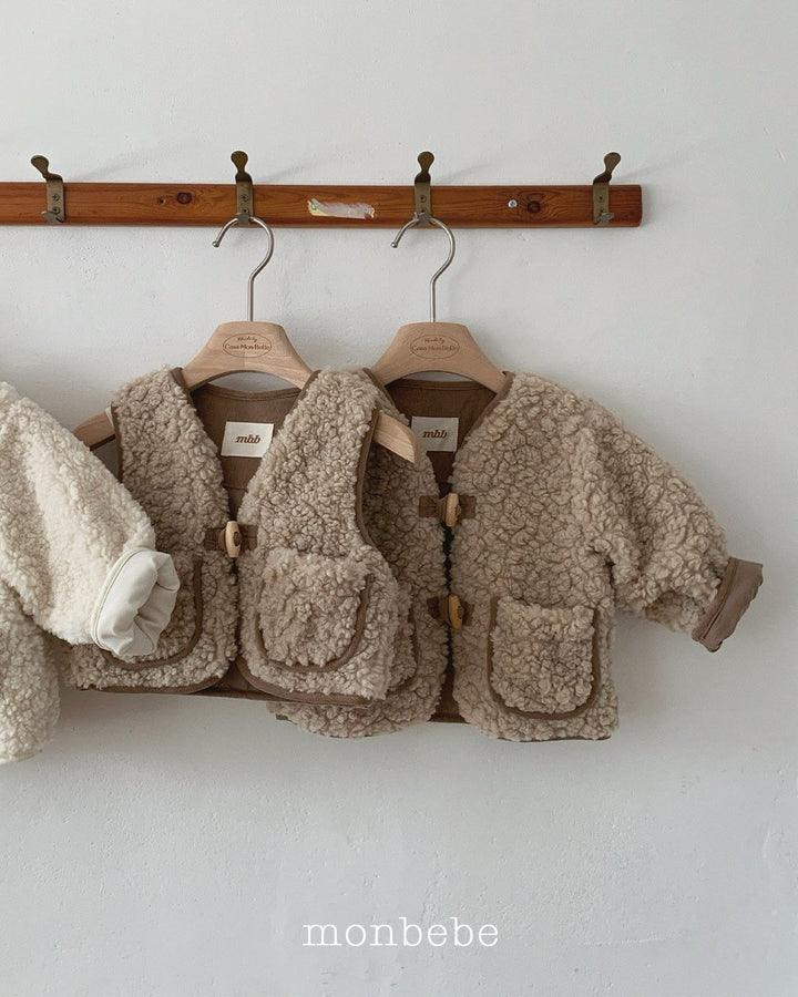 monbebe / Shearling Vest