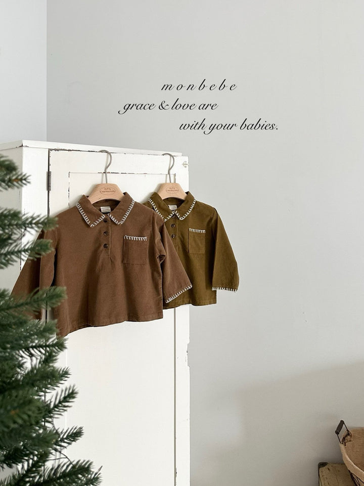 【新作:10/27以降発送】 monbebe / Louis melo shirts