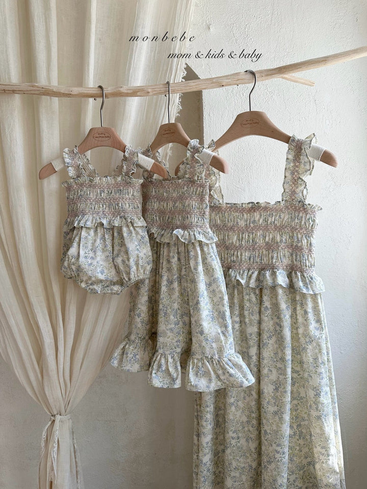 【予約】monbebe / smock dress (kids)