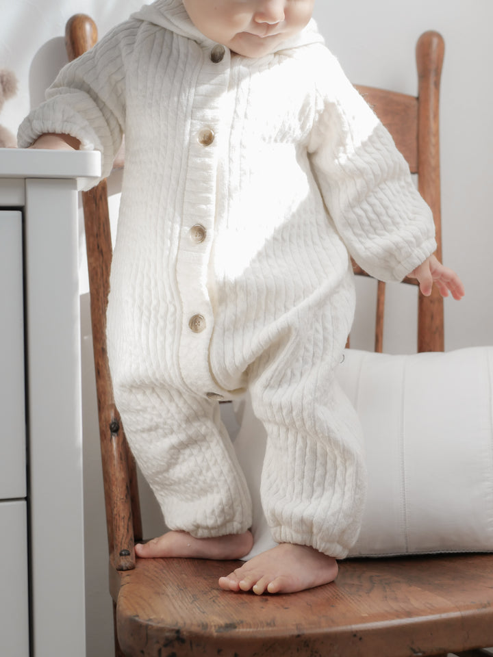 【新作:10/27以降発送】 monbebe / Bunny knit suit