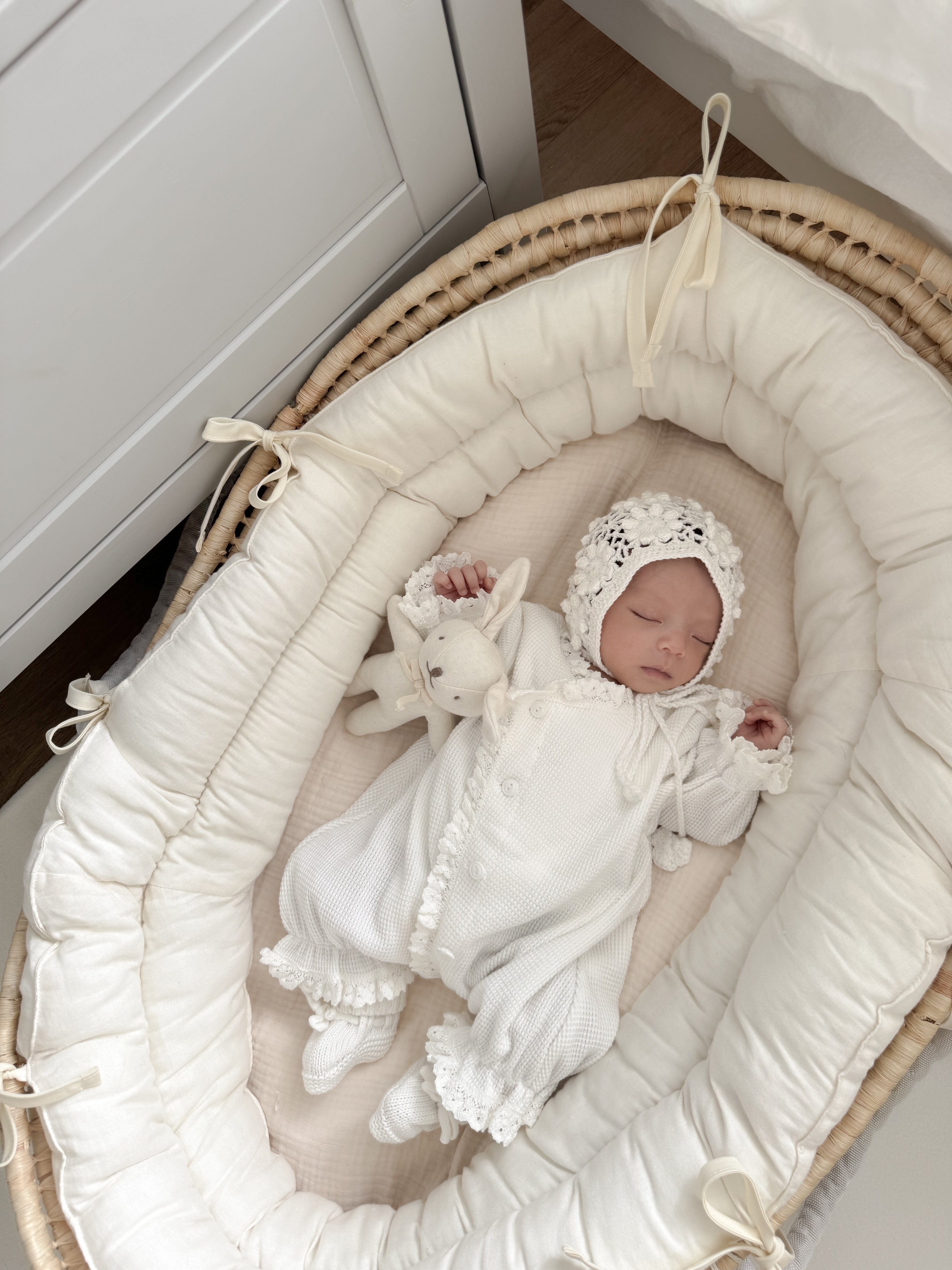 bébé / (長袖) waffle glory suit – ciel de bébé