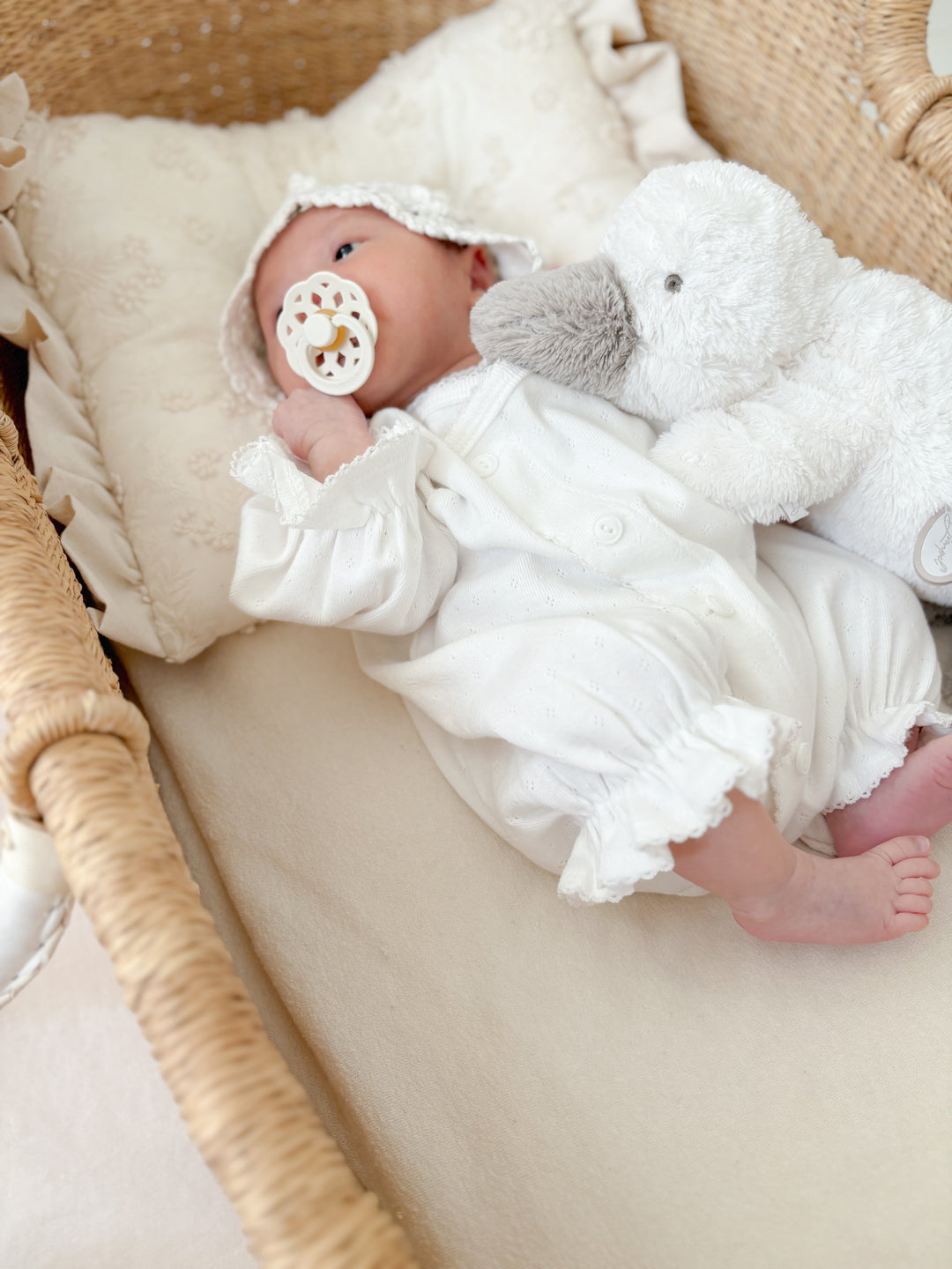 【2026春夏】
bébé / (長袖)Pointelle glory suit