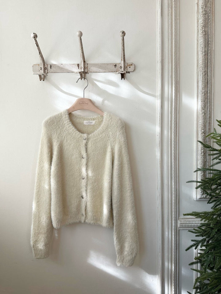 【予約】 monbebe /Teddy cardigan  (mom)