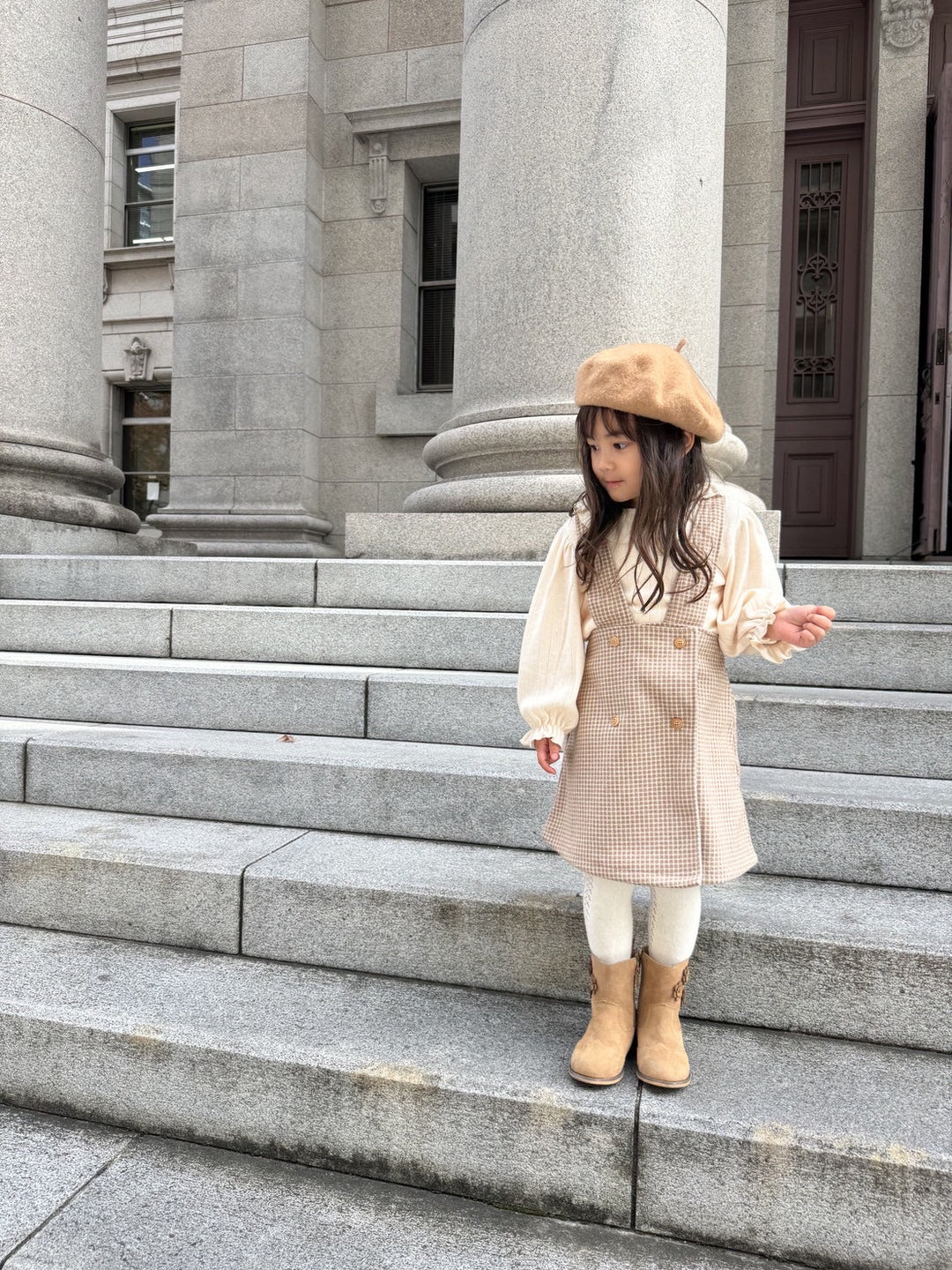 monbebe / Window Check dress