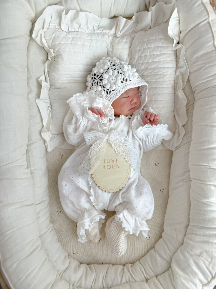 bébé / (長袖) whipped frill suit