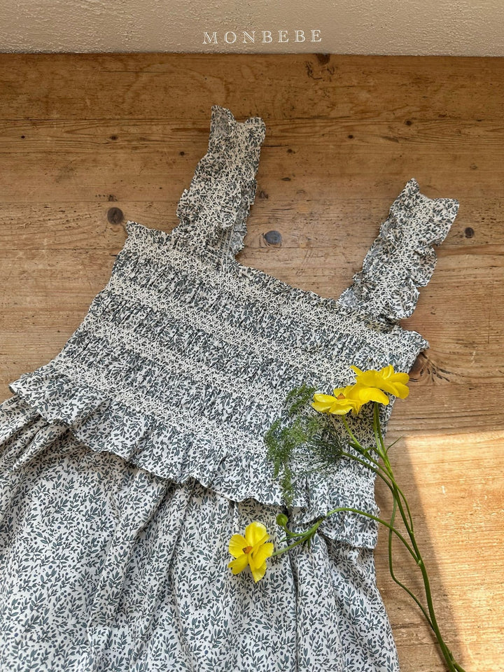 【予約】monbebe / smock dress (kids)