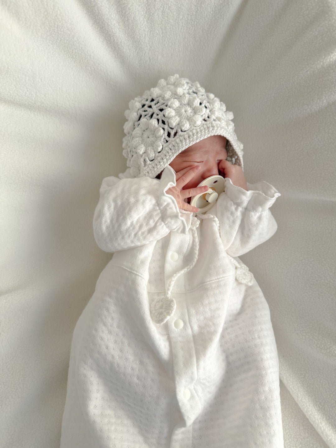【即納】 bébé/ (長袖) Milky Organic Quilt Dressall