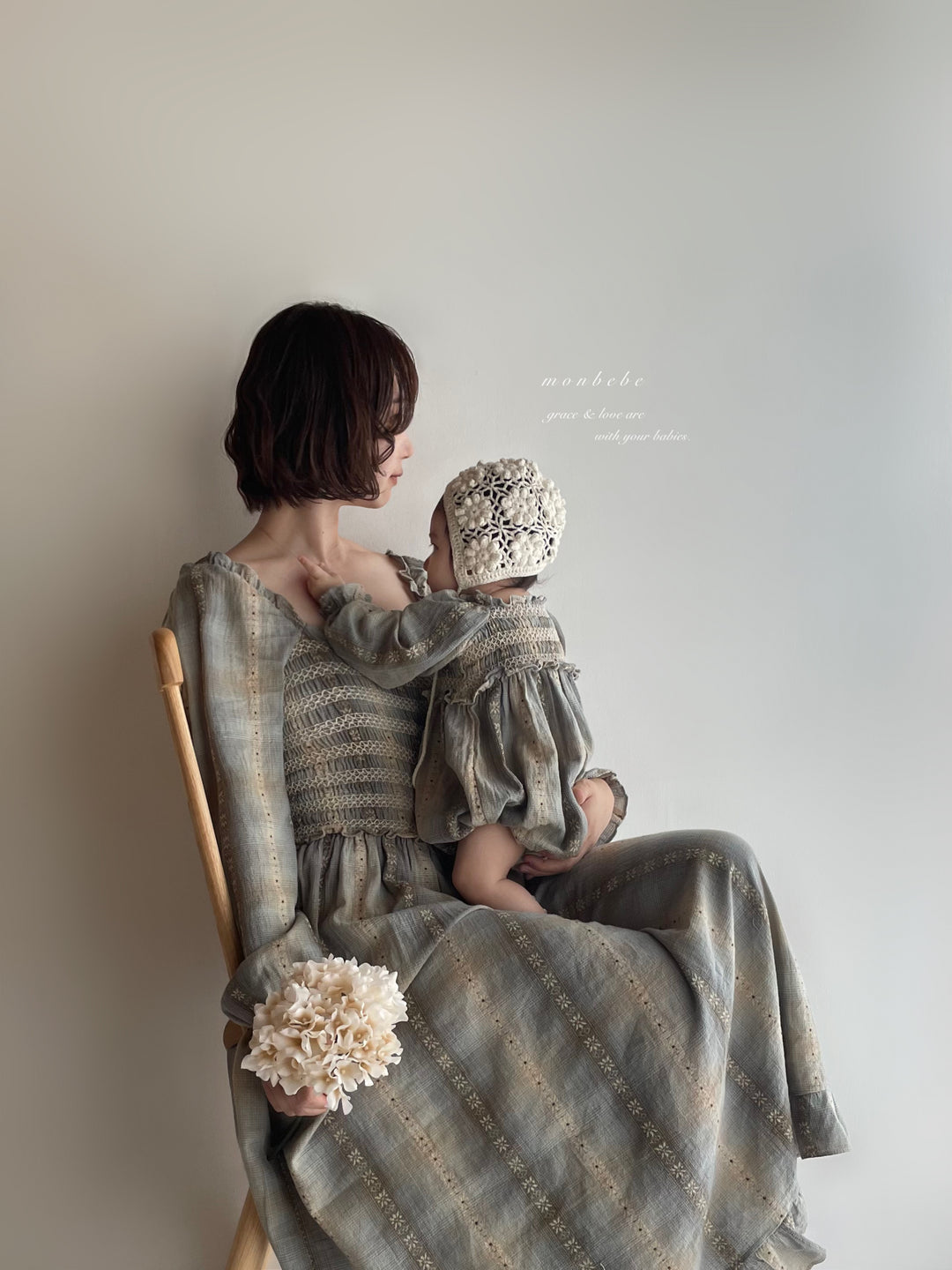 monbebe / Lara check dress  (mom)