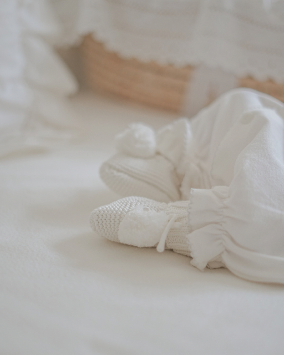 【silver】bébé/ (長袖) Picot glory suit
