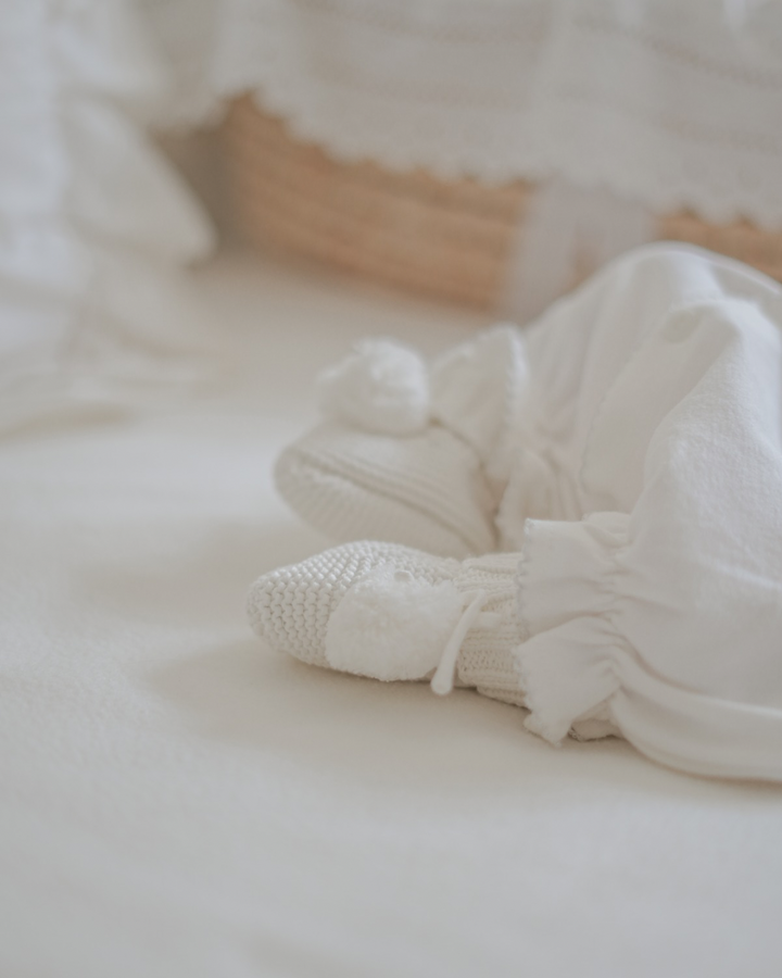 【silver】bébé/ (長袖) Picot glory suit