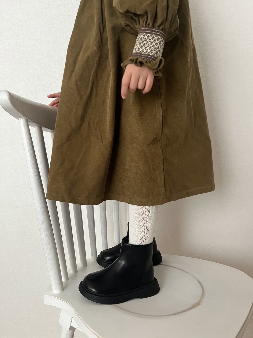 【新作:10/27以降発送】 monbebe / Charlotte smock dress