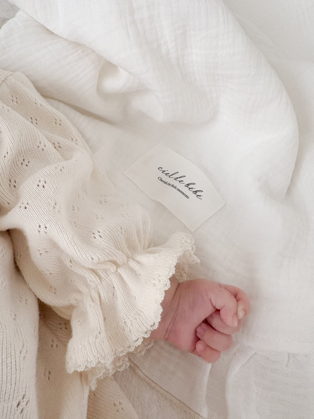 bébé / Luna Round Frill Blanket