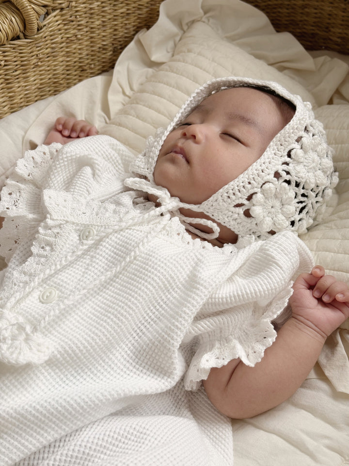 【3/6発売】bébé / (半袖) waffle glory suit