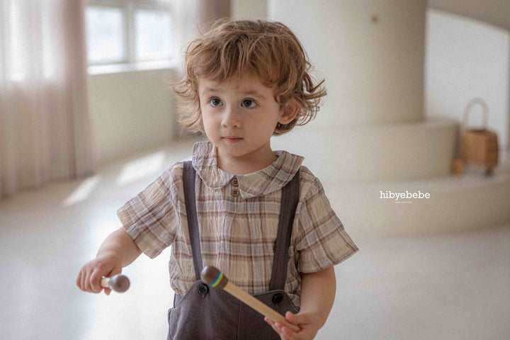 hibyebebe / Cozy linen suspenders