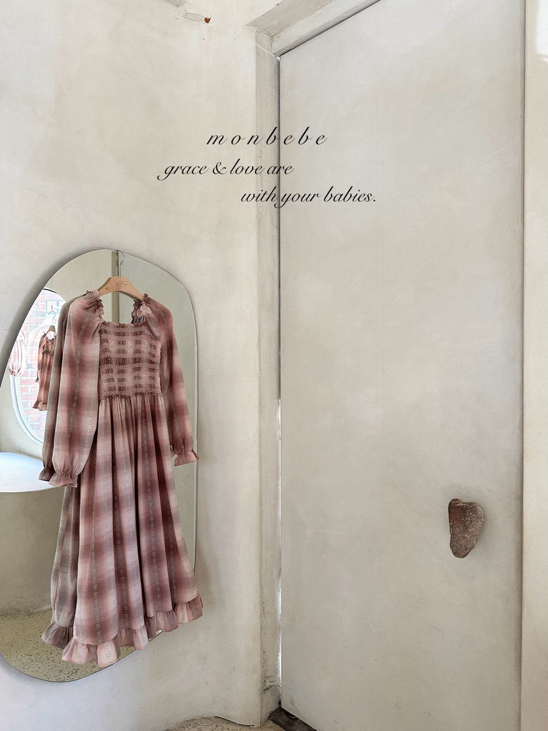 monbebe / Lara check dress  (mom)