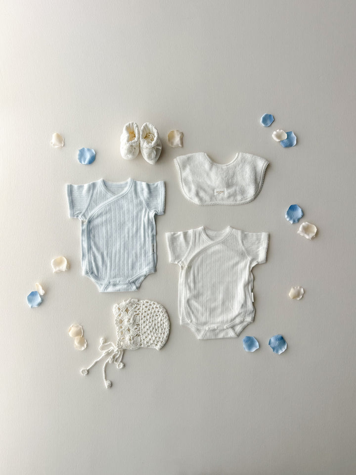 【即納】bébé / 【半袖】Savon Organic underwear (ボディスーツtype)