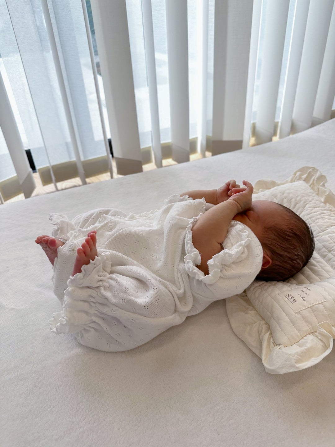 【2026夏新作】bébé / (半袖) whipped frill suit