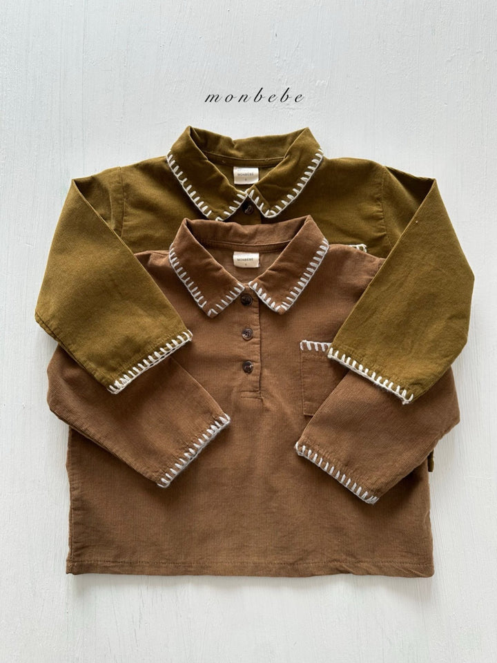 【新作:10/27以降発送】 monbebe / Louis melo shirts