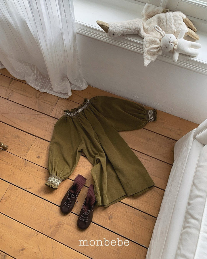 monbebe / Corduroy Smock Dress
