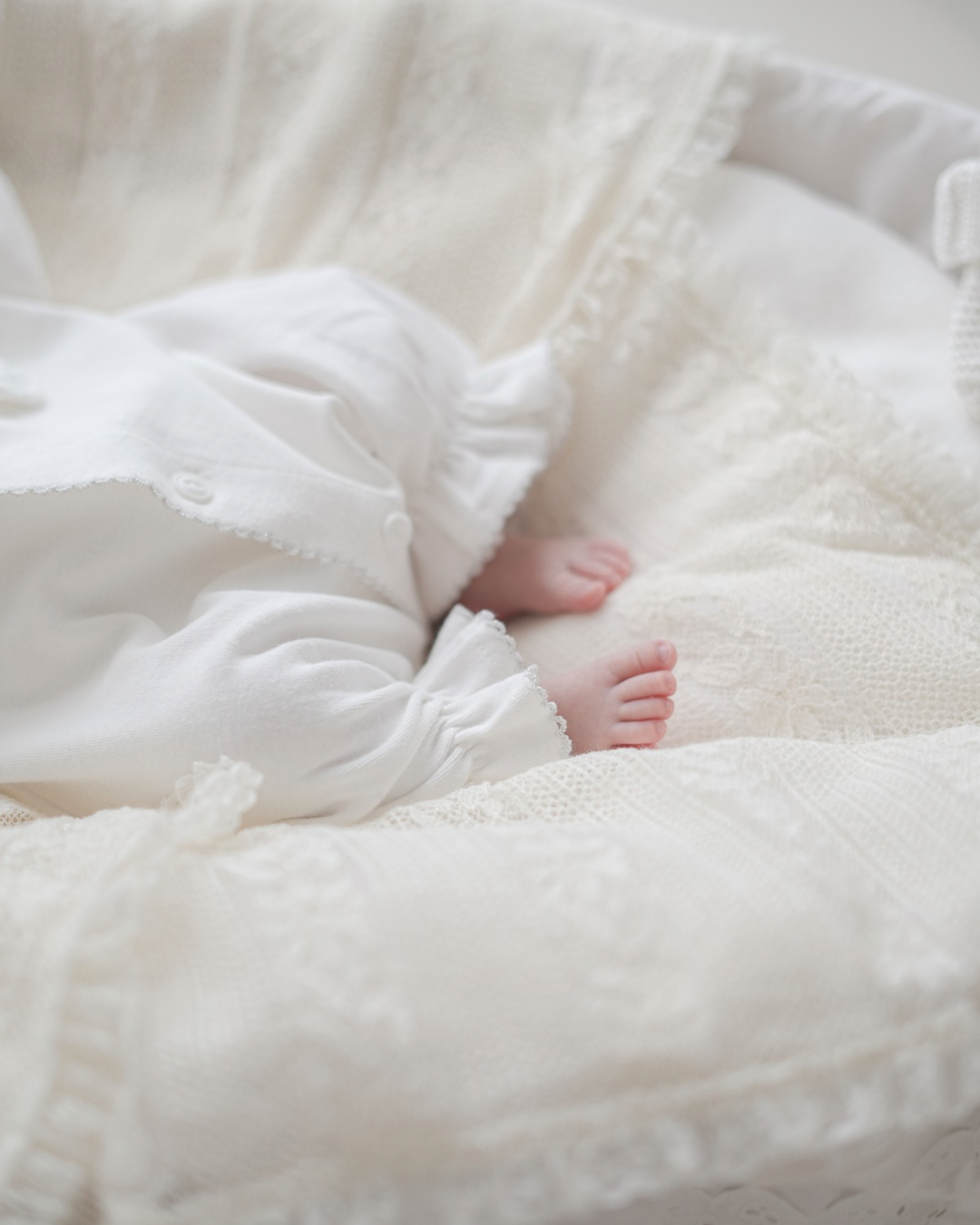 【silver】bébé/ (長袖) Picot glory suit