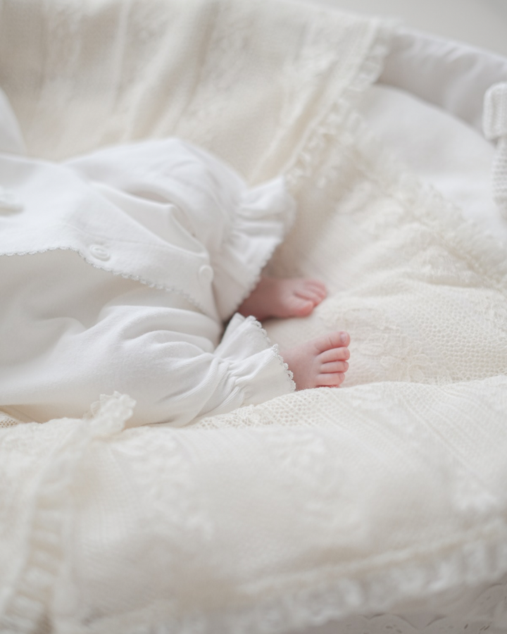 【silver】bébé/ (長袖) Picot glory suit