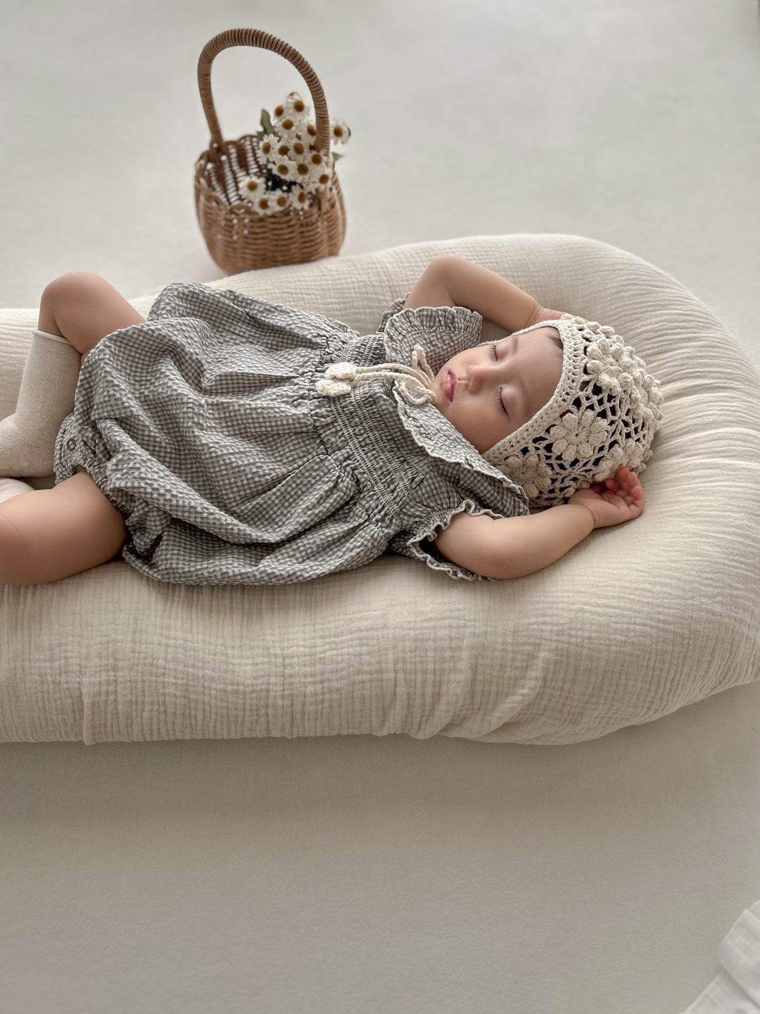 【カート追加時30%OFF】monbebe / Smocked zimmer suit
