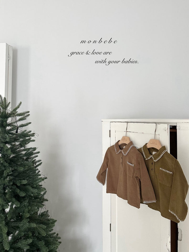 【新作:10/27以降発送】 monbebe / Louis melo shirts