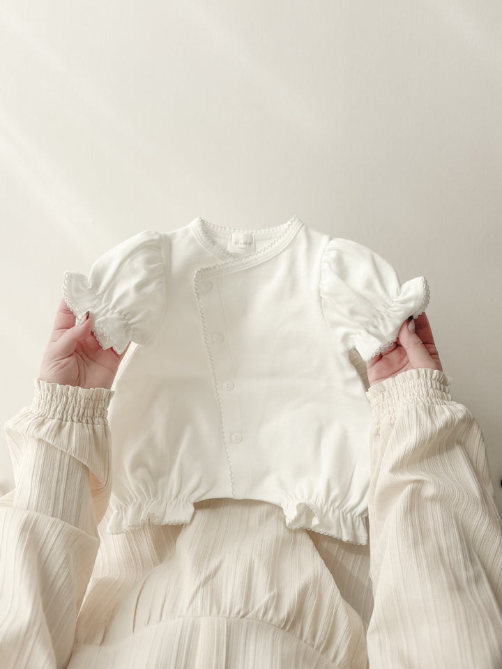 【2026夏新作】bébé / (半袖) Pure lumi suit